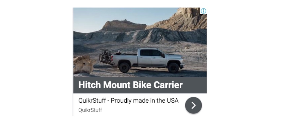 quikrstuff social media ad